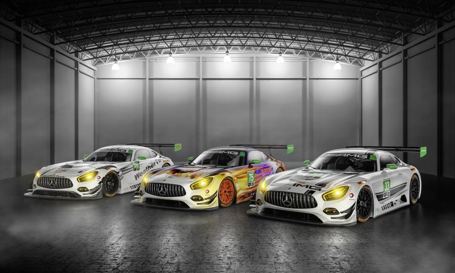 Mercedes-AMG GT3 Racecars '2017
